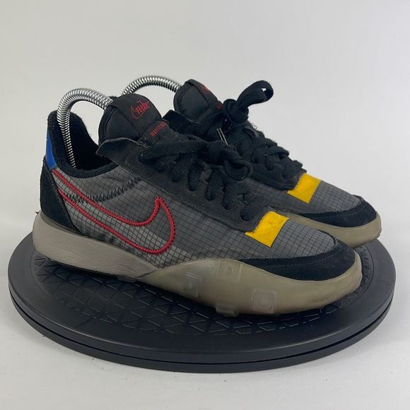 Nike Waffle 2X Athletic Running Shoes Black/Gray CK6647-002 Women’s Size 6.5 - Picture 3 of 12